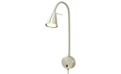 LED-Bettleuchte, Nickel-matt