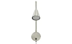 LED-Bettleuchte, Nickel-matt