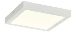 LED-Deckenleuchte, eckig, weiß matt ´groß´