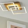 LED-Deckenleuchte, 2-flammig, Asteiche