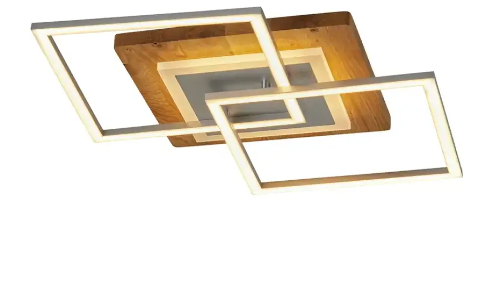 LED-Deckenleuchte, 2-flammig, Asteiche