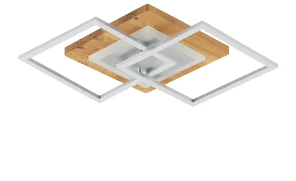 LED-Deckenleuchte, 2-flammig, Asteiche