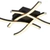LED-Deckenleuchte, 4-flammig, schwarz
