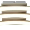LED-Deckenleuchte, 3-flammig, Nickel matt