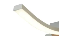 LED-Deckenleuchte, 3-flammig, Nickel matt