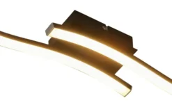 LED-Deckenleuchte, 2-flammig, schwarz