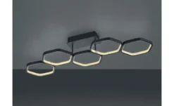 LED-Deckenleuchte, 4-flammig, grau