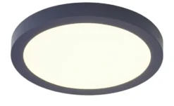 LED-Deckenleuchte, rund, dunkelblau