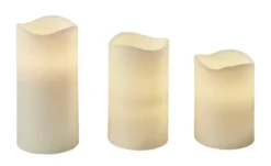 LED-Kerzen, 3er-Set