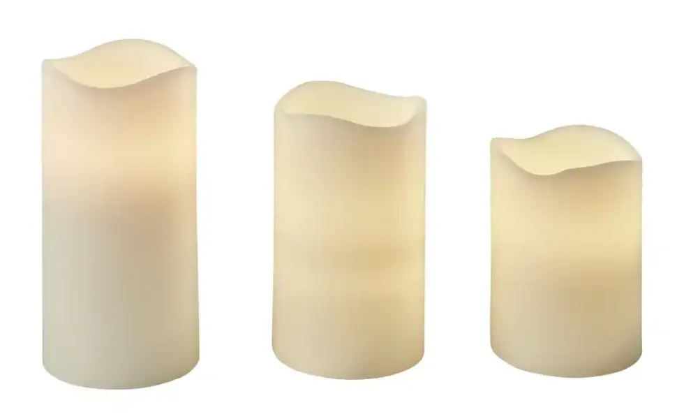 LED-Kerzen, 3er-Set
