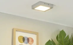 LED-Panel, chrom matt ´klein ´