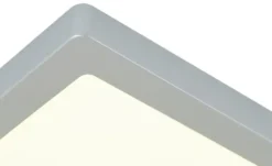 LED-Panel chrom-matt eckig ´groß´