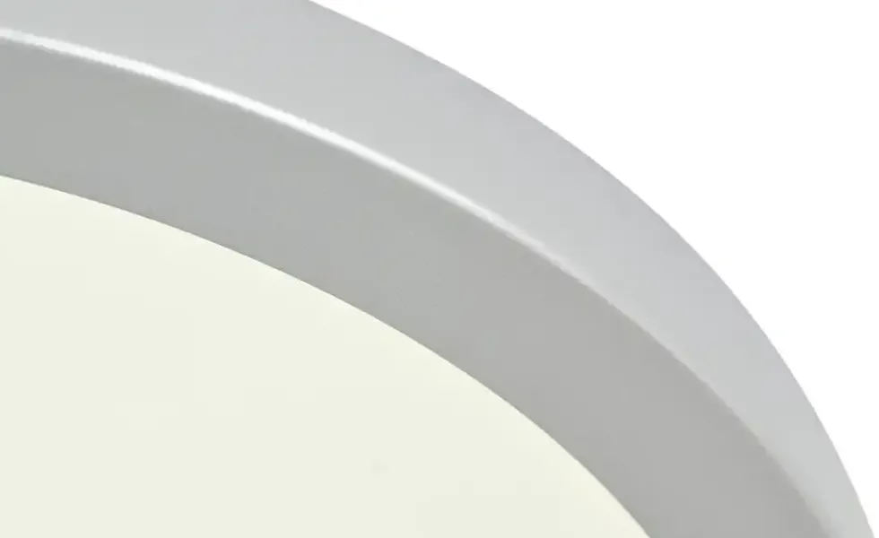 LED-Panel, chrom-matt, rund