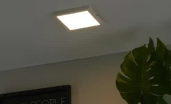 LED-Panel weiß matt eckig`klein`