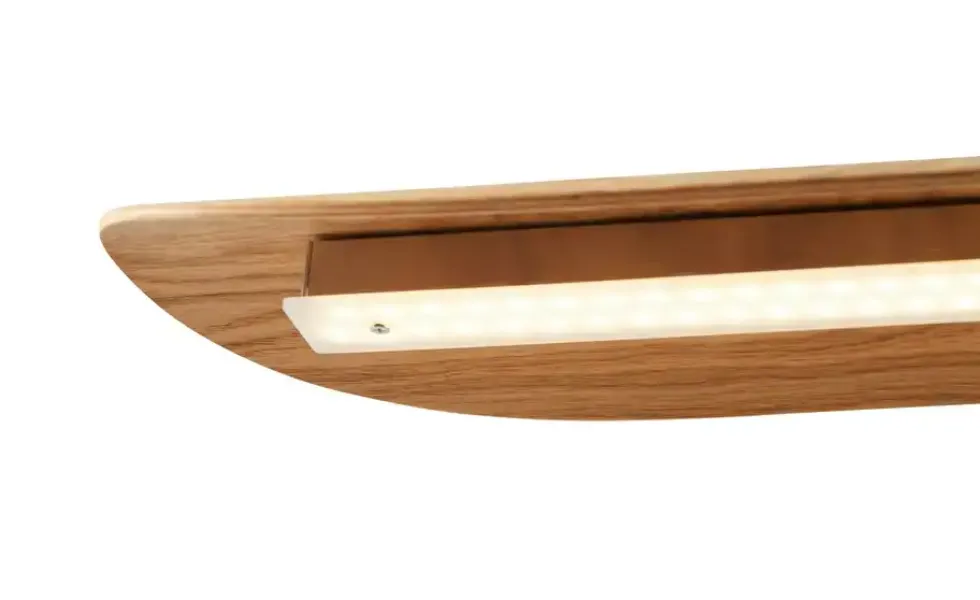 LED-Pendelleuchte, 1-flammig, Asteiche