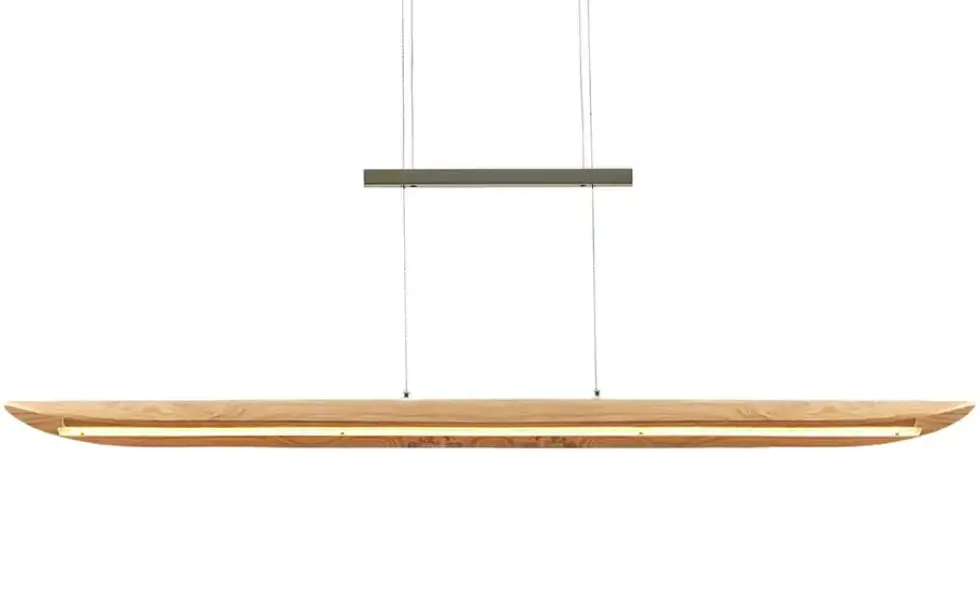 LED-Pendelleuchte, 1-flammig, Asteiche