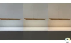 LED-Pendelleuchte, 1-flammig, Asteiche