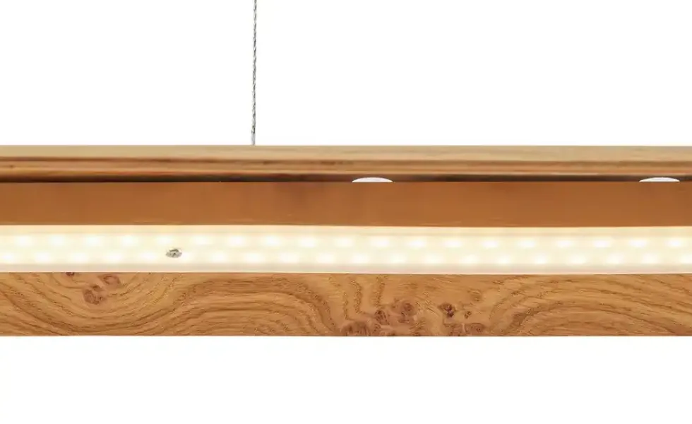 LED-Pendelleuchte, 1-flammig, Asteiche