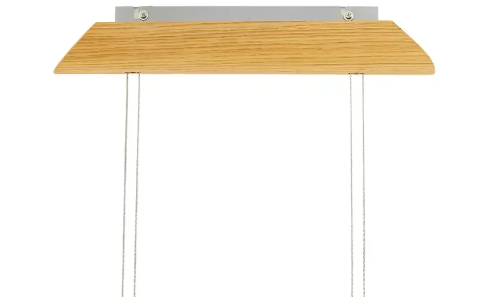 LED-Pendelleuchte, 1-flammig, Eiche natur