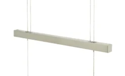 LED-Pendelleuchte, 1-flammig, Eiche natur
