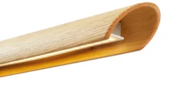 LED-Pendelleuchte, 1-flammig, Eiche natur
