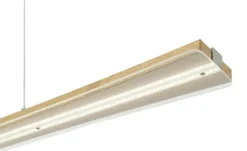 LED-Pendelleuchte, 1-flammig, Eiche natur