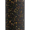 LED-Stehleuchte, 1-flammig, Stoff schwarz/gold