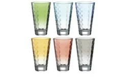 LEONARDO 6er-Gläserset 6er Set Optic