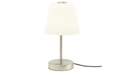 levelone LED-Tischleuchte, 1-flammig, Nickel-matt