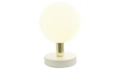 levelone Tischleuchte, 1-flammig, messing-antik