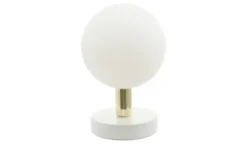 levelone Tischleuchte, 1-flammig, messing-antik
