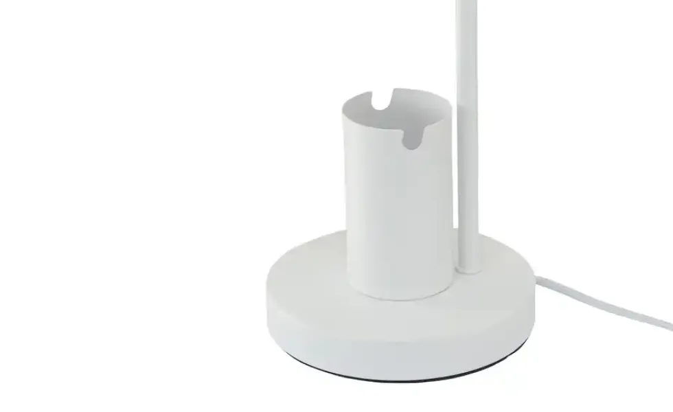 levelone Tischleuchte, 1-flammig, weiß