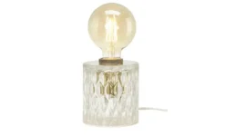 levelone Tischleuchte, 1-flammig, Glas in Kristall-Optik