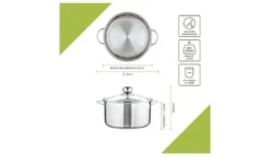 levelone Fleischtopf 24cm Basic
