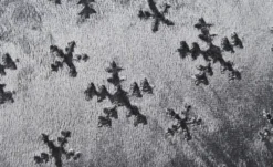 levelone Plüsch-Bettwäsche Schneeflocken
