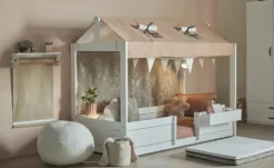 Lifetime Bett mit Konstruktion für Stoffdach 4-in-1