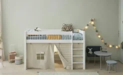 Lifetime Halbhohes Bett mit gerader Leiter Breeze