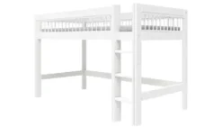 Lifetime Halbhohes Bett mit gerader Leiter Breeze