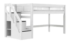 Lifetime Halbhohes Bett mit Treppe Breeze