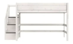 Lifetime Mittelhochbett mit Treppe Basis