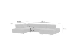 Lounge Collection Wohnlandschaft mit verschiedenen Funktionen Spencer