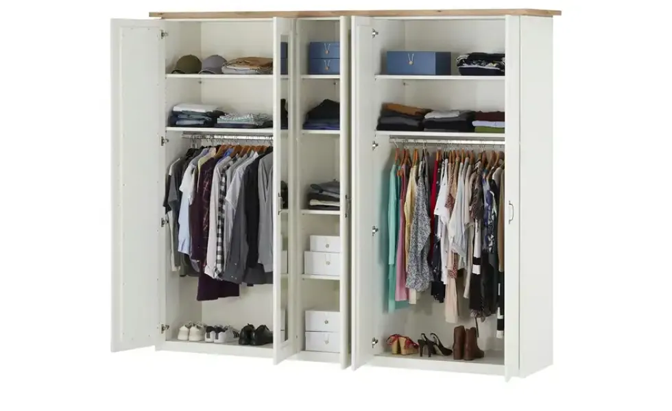 maison bleue Drehtürenschrank, 5-türig Trient