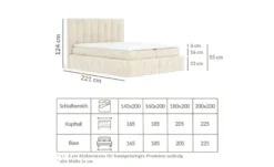 maison de rêve Boxspringbett mit Stauraum