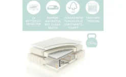 maison de rêve Boxspringbett mit Stauraum