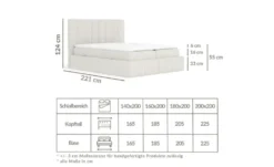 maison de rêve Boxspringbett mit Stauraum