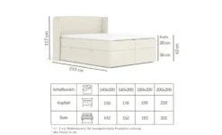 maison de rêve Boxspringbett mit Stauraum