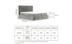 maison de rêve Boxspringbett mit Stauraum Moretti