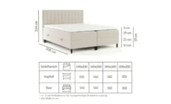 maison de rêve Boxspringbett mit Stauraum