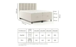 maison de rêve Boxspringbett mit Stauraum
