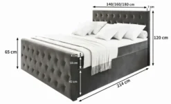 MASSENO Boxbett mit Bettkasten Fondi